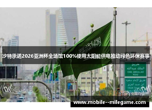 沙特承诺2026亚洲杯全场馆100%使用太阳能供电推动绿色环保赛事 沙特承诺2026亚洲杯全场馆100%使用太阳能供电推动绿色环保赛事